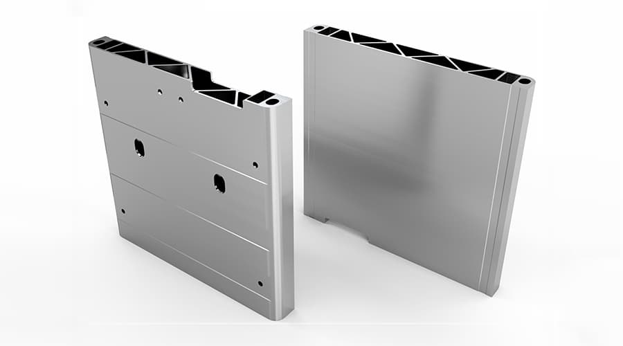 aluminium profile end plate