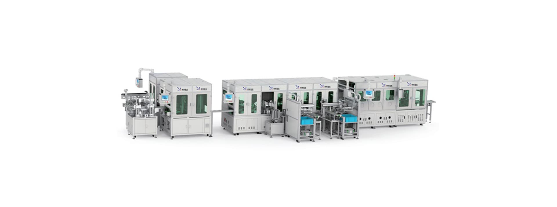 battery cell structural parts assembly line
